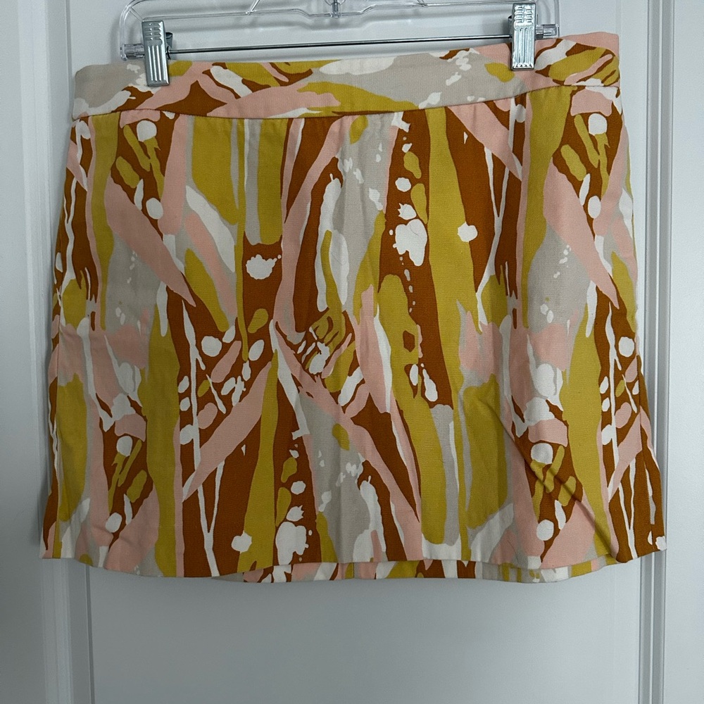 ❤️❤️ 4 for 25$ ❤️❤️ J Crew Linen Skirt. Size 12 - Picture 2 of 5